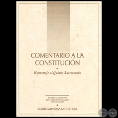 COMENTARIO A LA CONSTITUCIÓN - Compiladores: EMILIO CAMACHO / LUIS LEZCANO CLAUDE - Año 1997